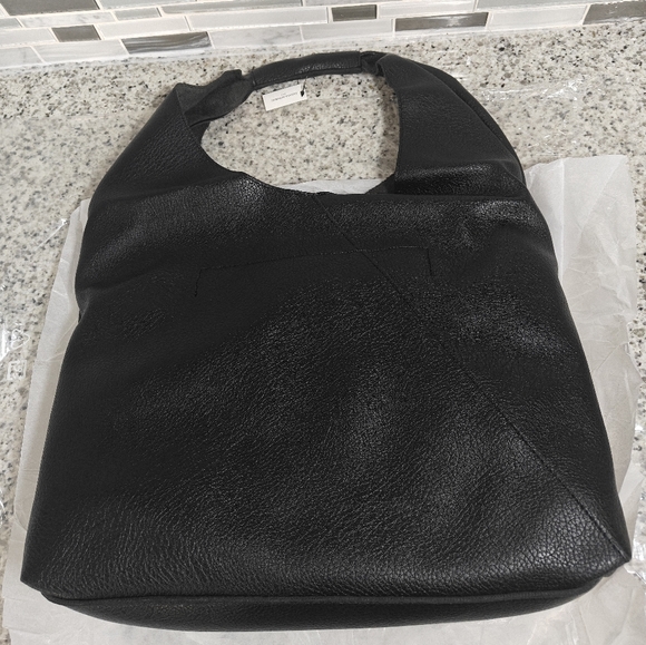 NEW Banana republic Vegan Leather Slouchy Tote (Black) - Picture 1 of 11